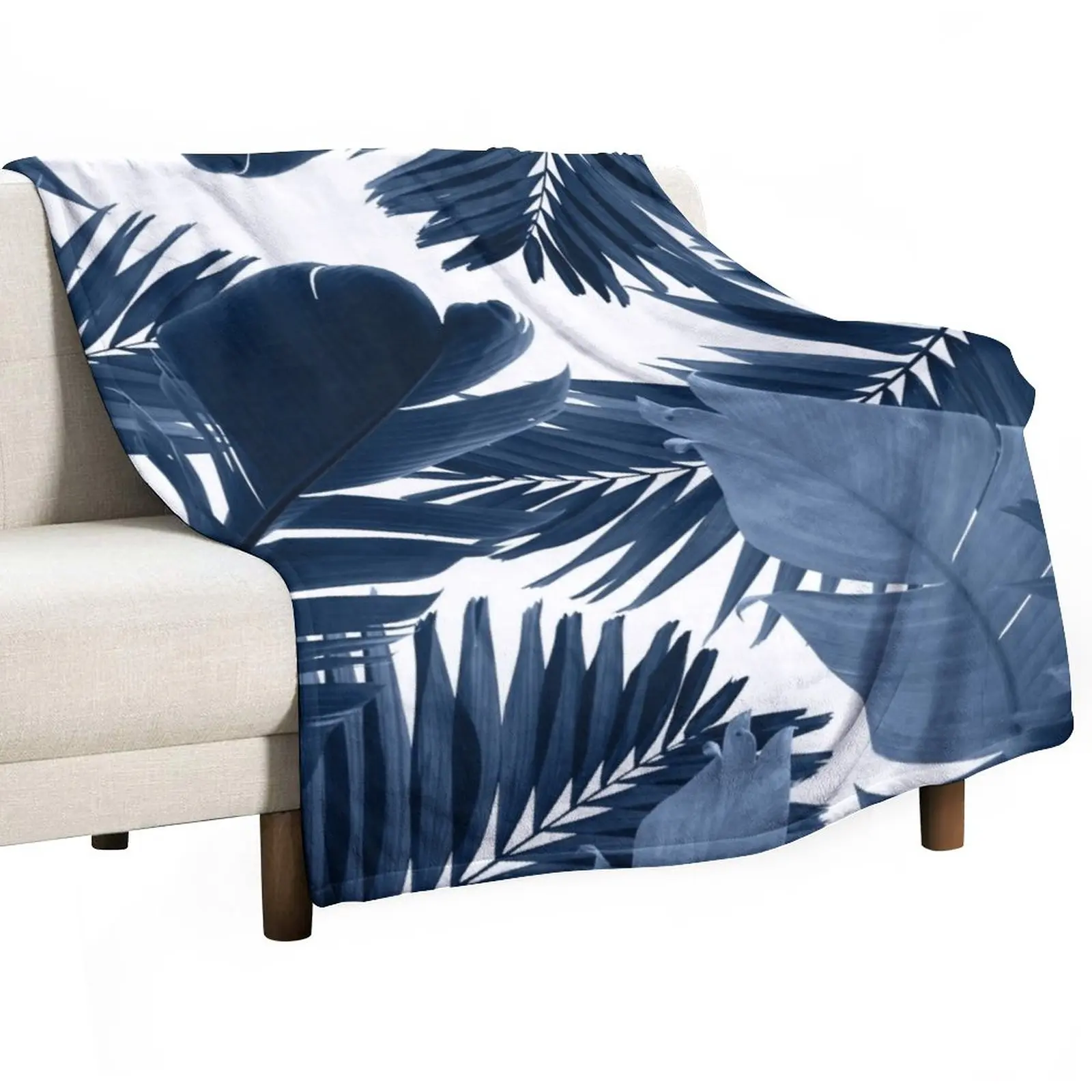 

Jungle Leaves Finesse #3 #tropical #decor #art Throw Blanket Nap Blanket Luxury Thicken Blanket