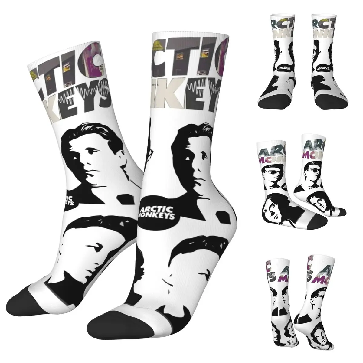 

Arctic Monkeys Inspired Unisex Socks,Windproof 3D Print Happy Socks Street Style Crazy Sock