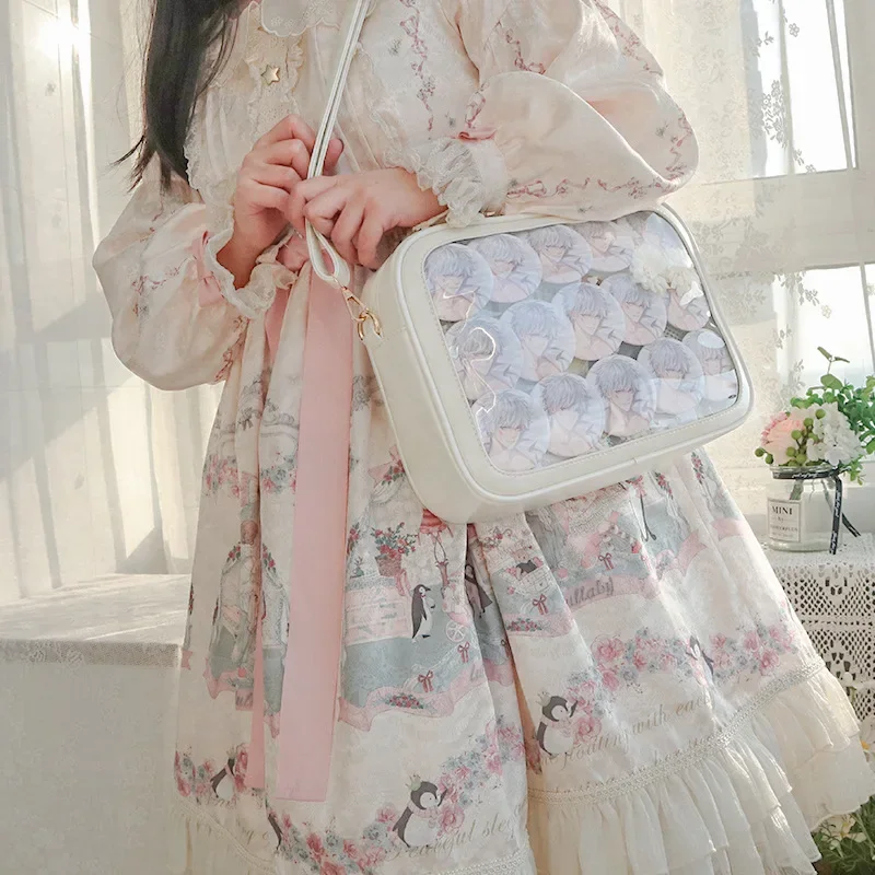 2024 New Lolita Itabag Japanese Transparent Girls Fashion Crossbody Bag