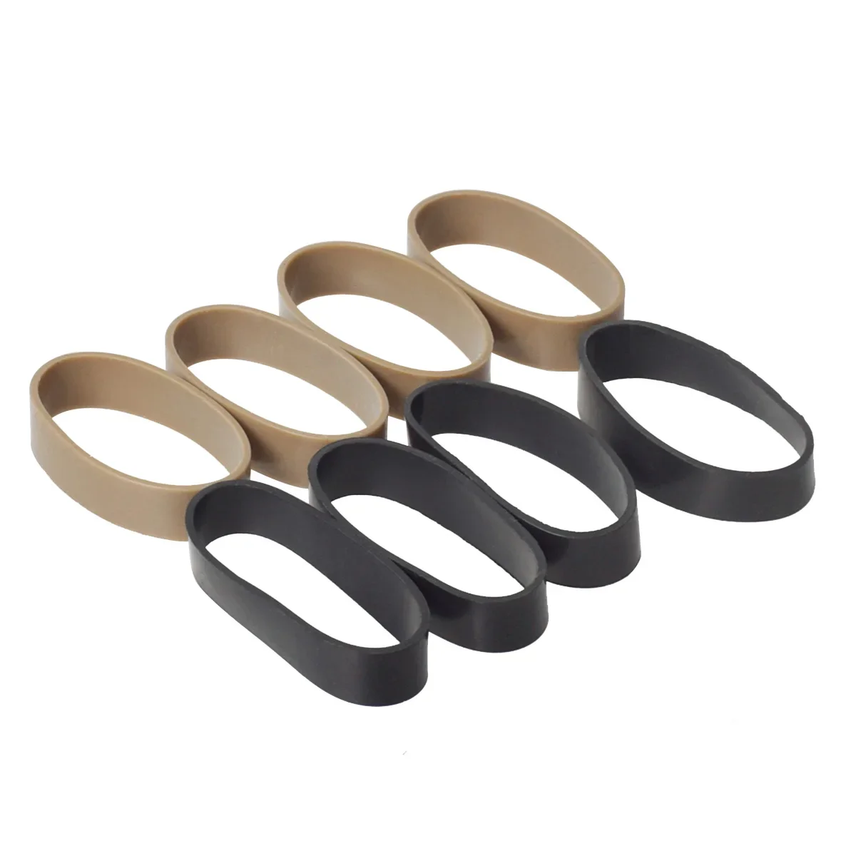 4PCS/SET Tactical Airsoft High Strength Elastic Rubber Ring Hunting Rilfe Band DBAL A2 PEQ15 NGAL Flashlight Laser Sight