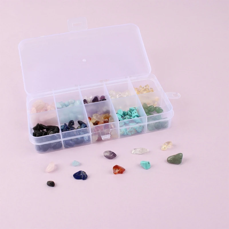 Colorful Natural Stone Beads DIY Craft Necklace Bracelet Earring Making