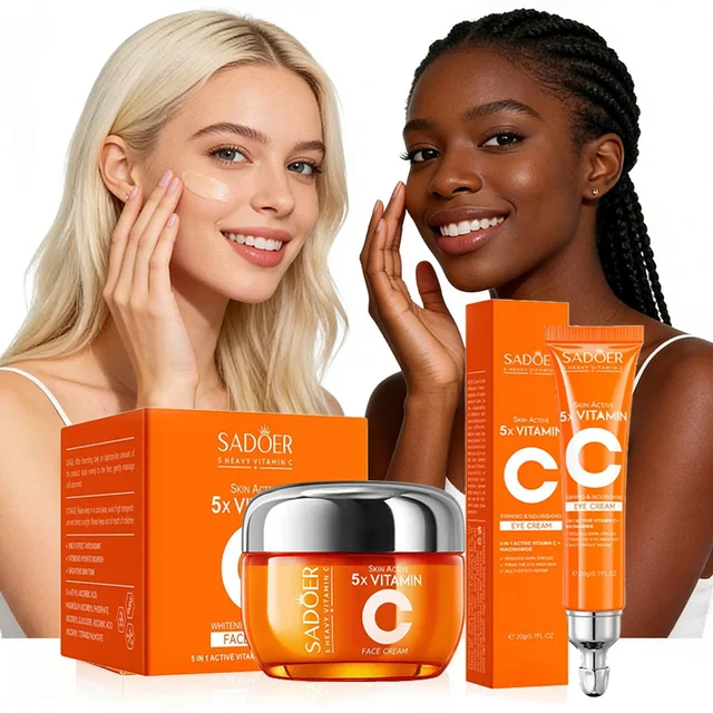 SADOER vitamine C crème pour le visage soin du visage raffermissant hydratant éclaircissant crèmes pour le visage beauté visage soins de la peau 1