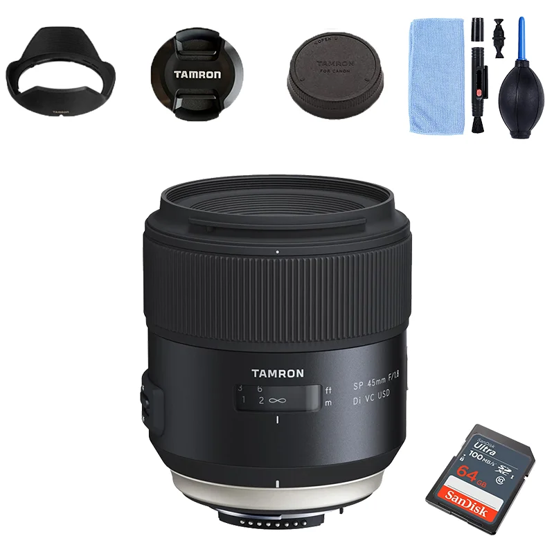 

Tamron SP 45mm f/1.8 Di VC USD Lens (model F013) For Canon Nikon