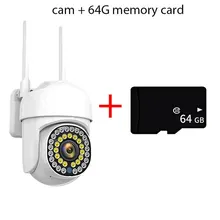  Wifi Security Outdoor Waterproof PTZ Auto Tracking Audio CCTV Surveillance 1080P 360 IP Cameras with Google Home Alexa 