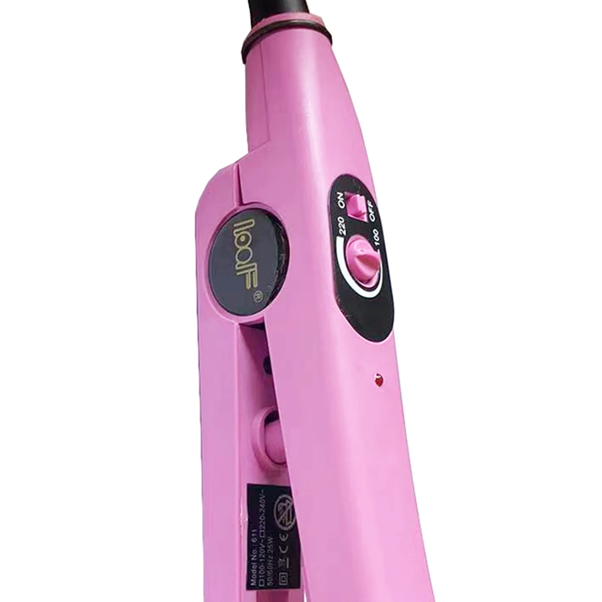 도매가 핑크색 플랫 플레이트 퓨전 헤어 익스텐션 케라틴 본딩 도구 열판 헤어 커넥터