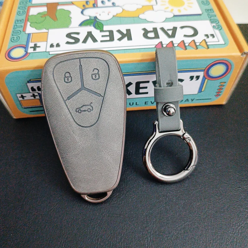 Lightweight Key Case for Skyworth Skywell ET5 EV6 HTI HT-i PHEV Plus 3 Button Re