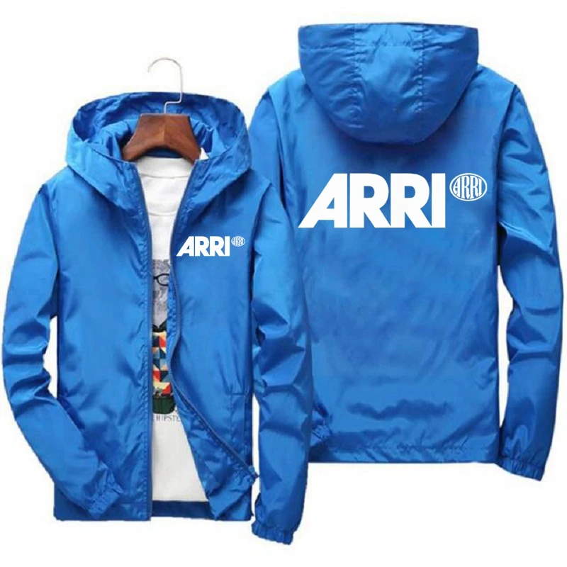 2024 New men's sunscreen waterproof beach casual jacket ARRI Men's Summer Hooded jacket Windbreaker packaged skin coat