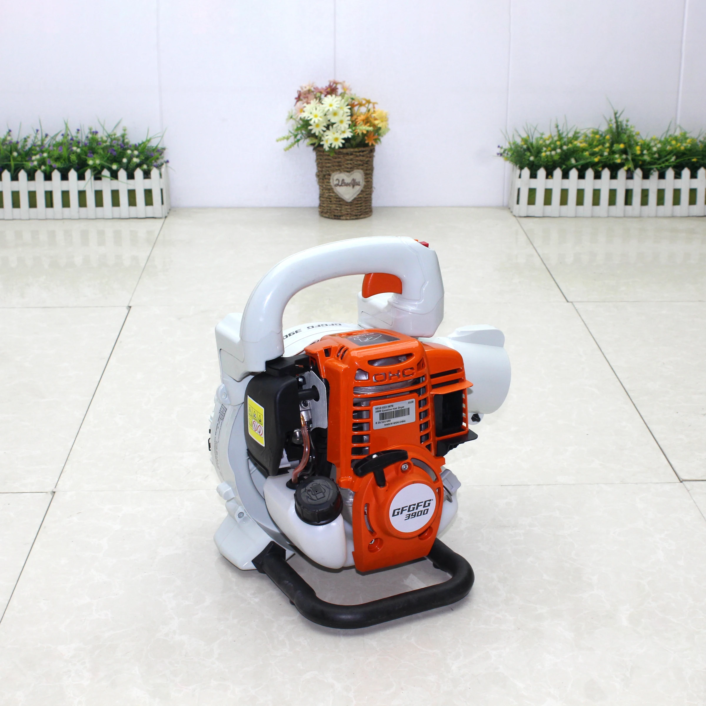 3900 Four Stroke Leaf Blower Backpack 37.7CC Gasoline Air Blower Snow Blower for Road Dust Removal Wind Fire Extinguisher 5