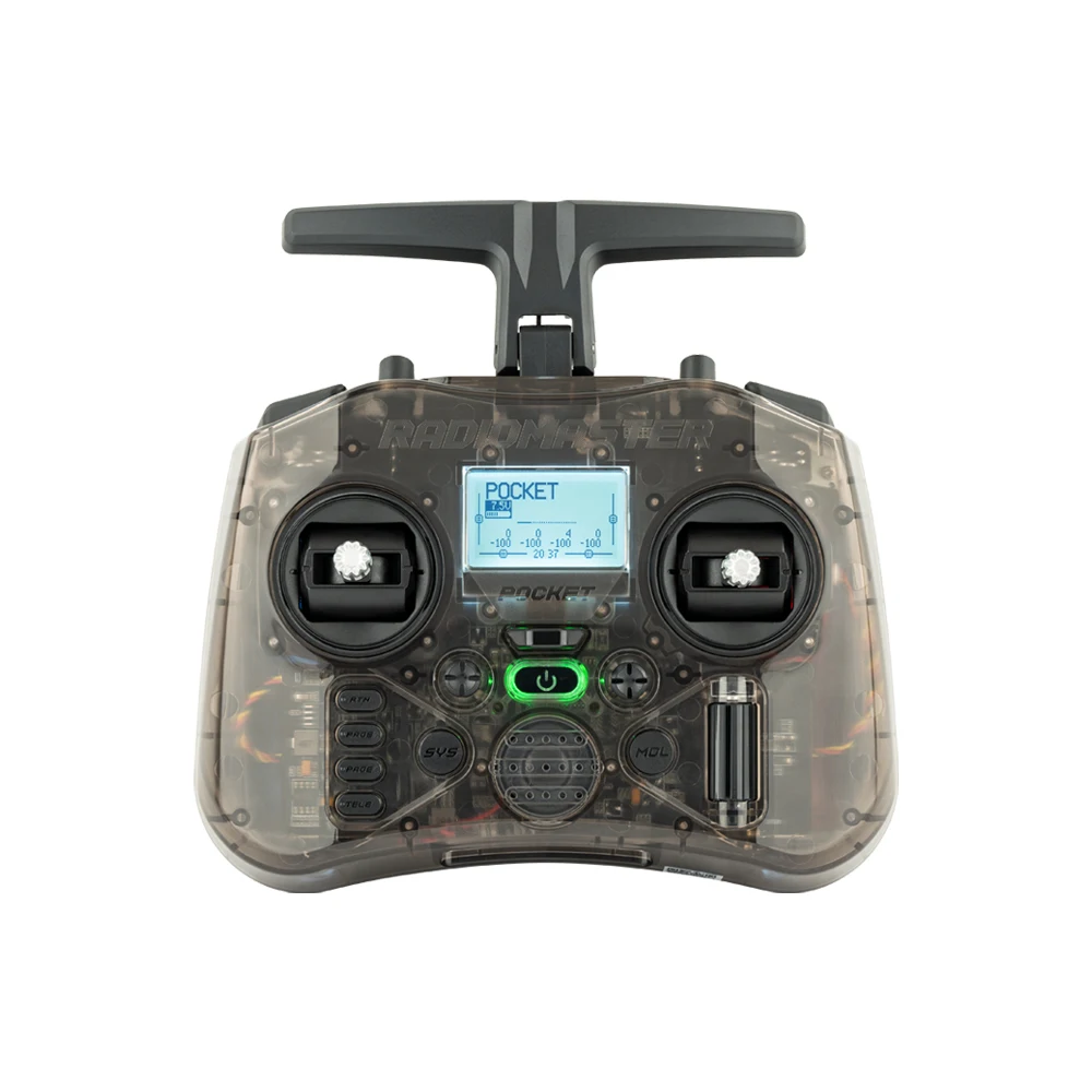 Radiomaster Pocket Hall Gimbal Transmitter Remote Control Portable Lightweight Built In LED Light Foldable Antenna 100% Original thumbnail 2