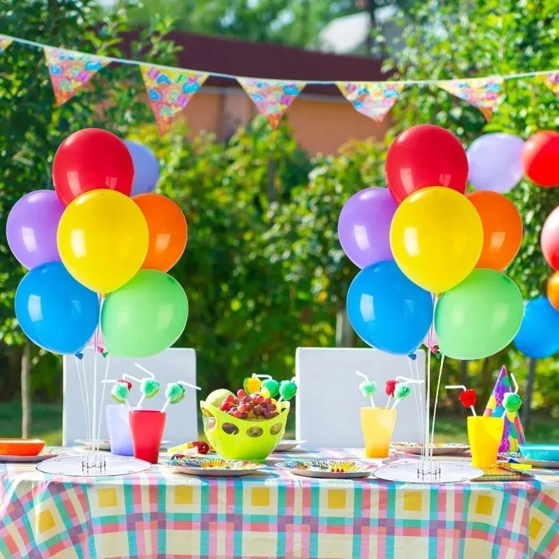 Reusable Balloon Arch Stand Kit Includes Stick Tubes and Holder for Multi-Purpose Event Decoration Set for Celebrations.