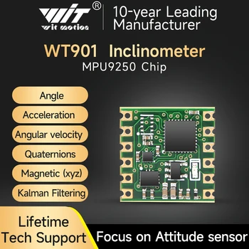 WitMotion WT901 AHRS MPU9250 9 축 가속도계, 3 축 전자 자이로스코프, 가속 각도 자력계, TTL 데이터 출력
