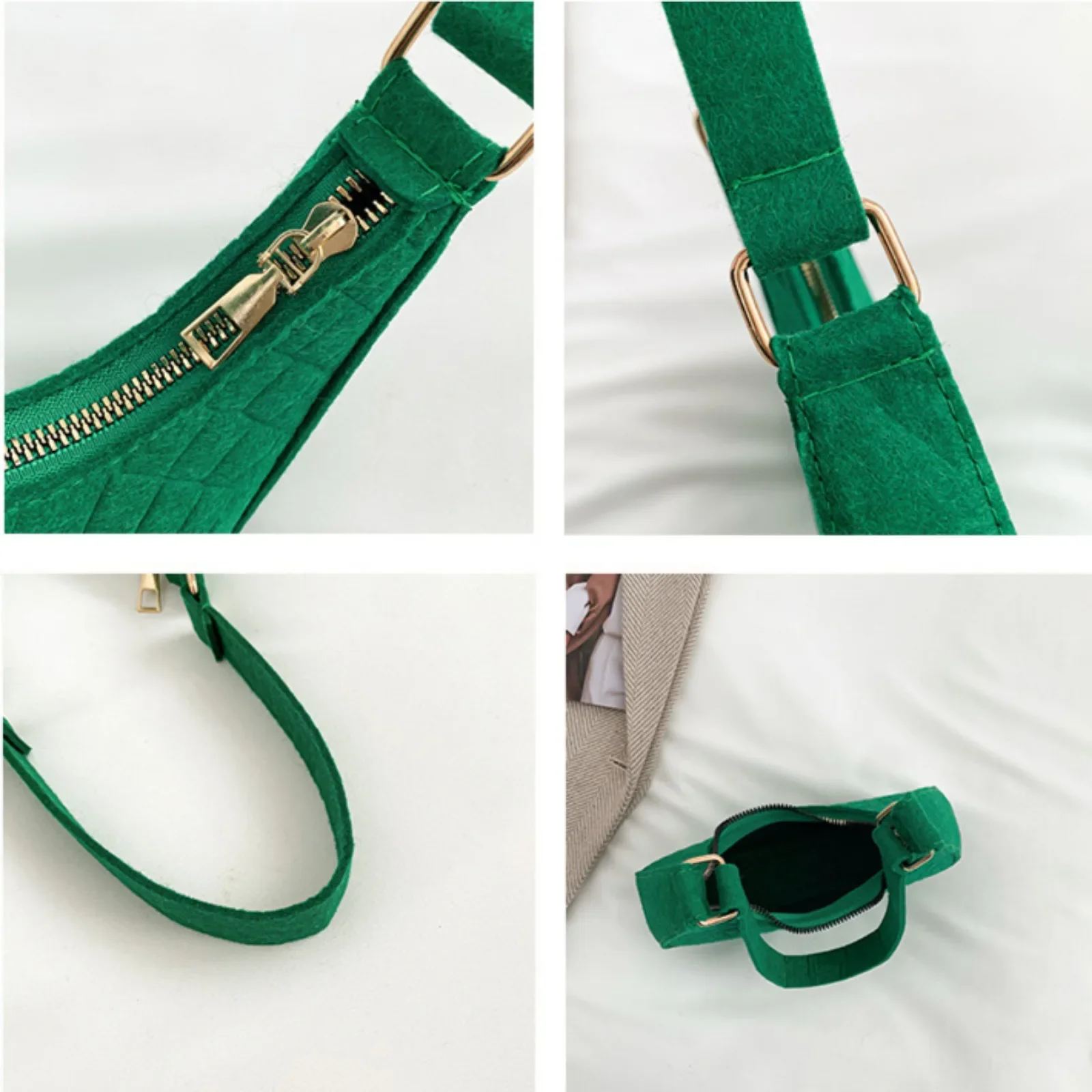 Vintage Women PU Leather Underarm Bag Casual Fashion Ladies Solid Color Hot Sale Small Shopper Tote Female Handbag Clutch