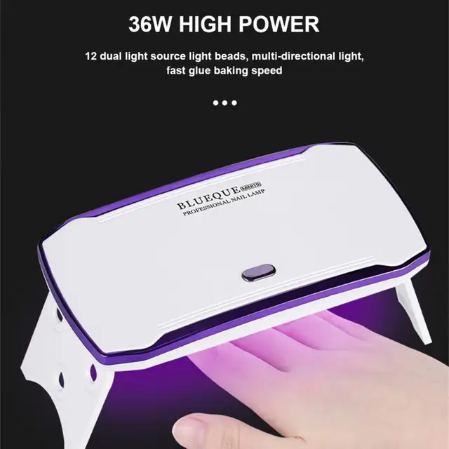 휴대용 36W Duo LED 램프로 손톱 관리의 편리함과 효율성 경험