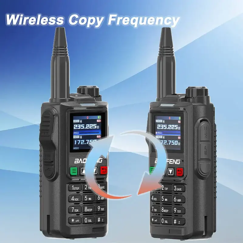 Baofeng UV18 Pro Max GPS Walkie Talkie UHF VHF FM Air Band 108-136MHz Six-Band Long Standby UV-18 Pro max Radio Upgrade UV17 Pro 6