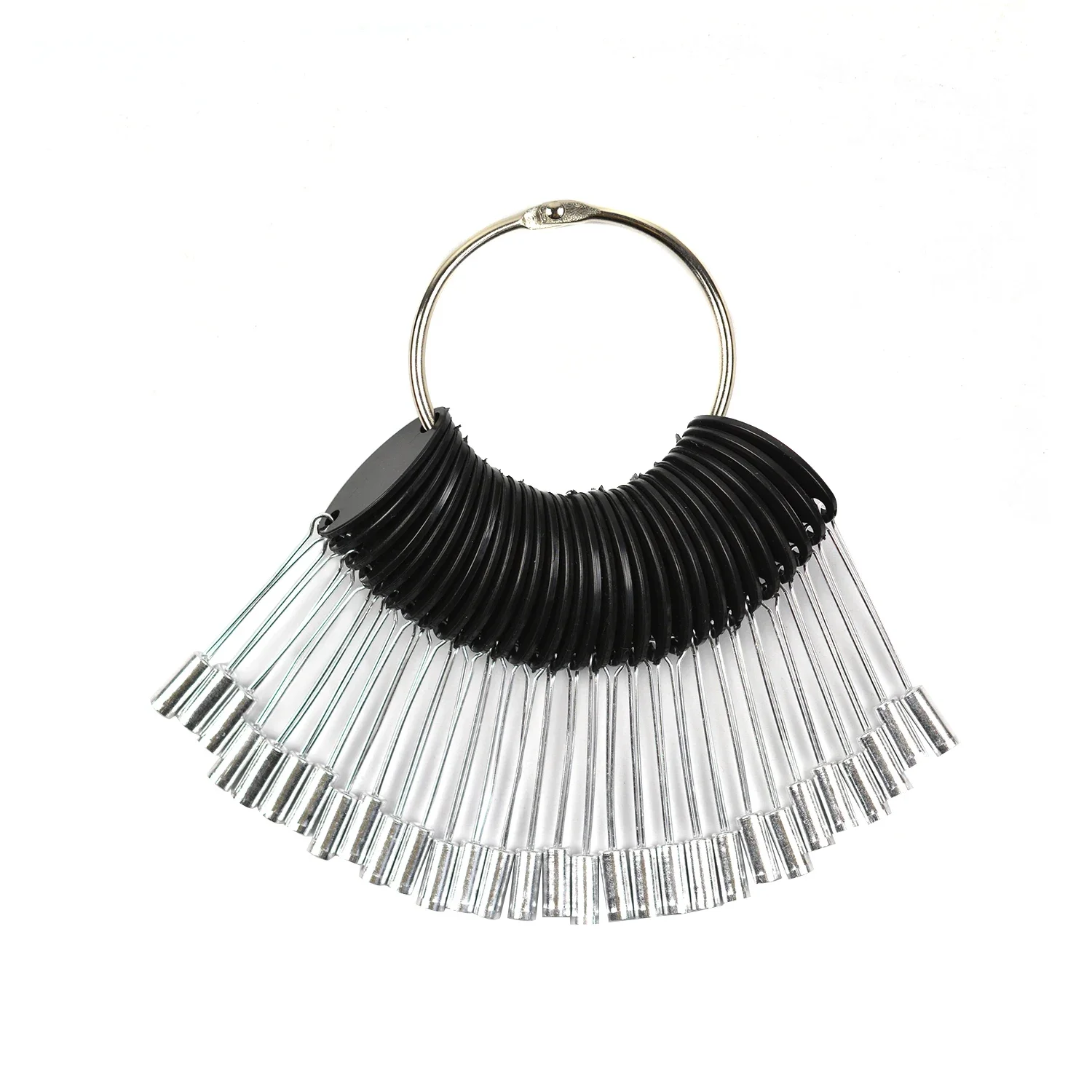 Human Hair Color Rings 30 pcs / set Hair Swatches Rings Hair Dye Charts Salon Hairdressing for Testing Color Coloring Card /Rings