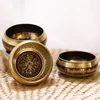 Creative Nepal Handmade Tibetan Singing Bowl Set, Decorative Wall-dishes, Resonance Healing Meditation, Chakra Singing Bowl, 1Pc 3