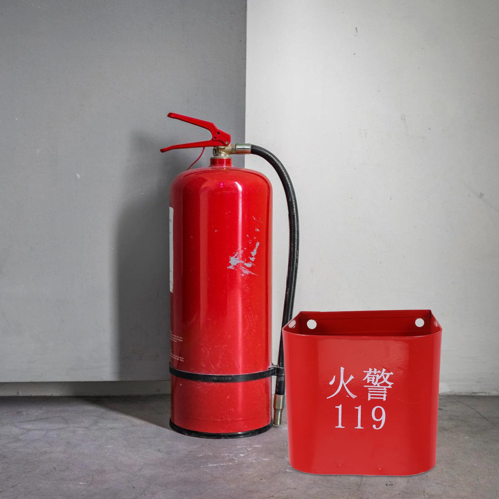 Fire Extinguisher Base Hanging Brackets Stand Mount for Vehicle Wall Iron Hanger