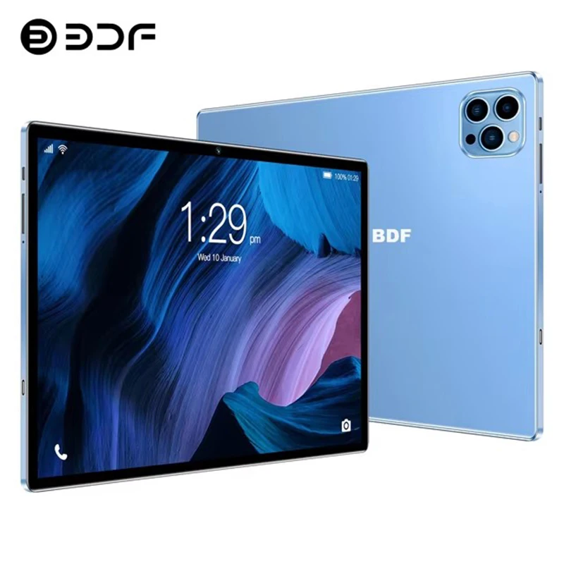 2025 Tablet PC New 10.1 Inch Tablets 4G LTE Android 13 Phone Call 8GB RAM 256GB ROM Dual GPS Bluetooth WiFi Google 6