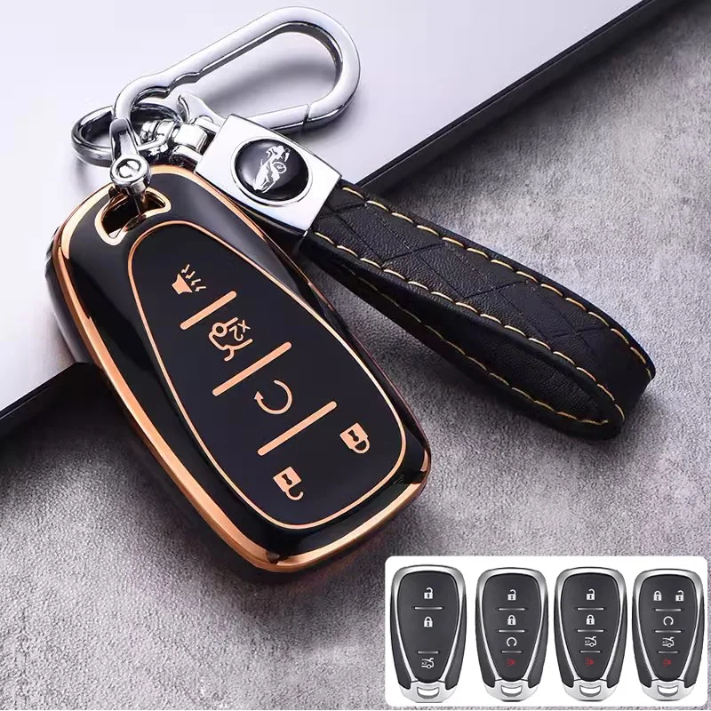 Pangpai Pink Car Accessories 3 Pcs For 4 Buttons Chevy
