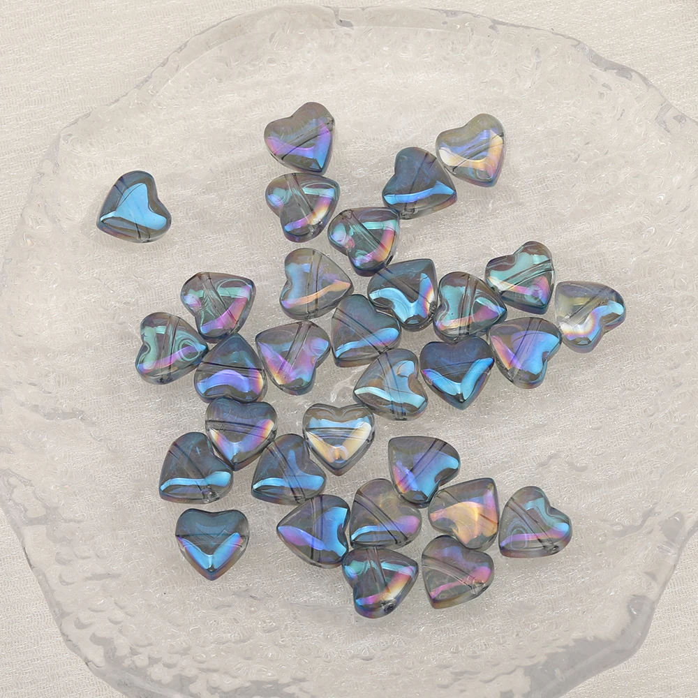 Cordial Design Crystal Material/Jewelry Findings & Components/AB Plating/Hand Made Beads/Heart Shape/DIY Beads Making - cordial