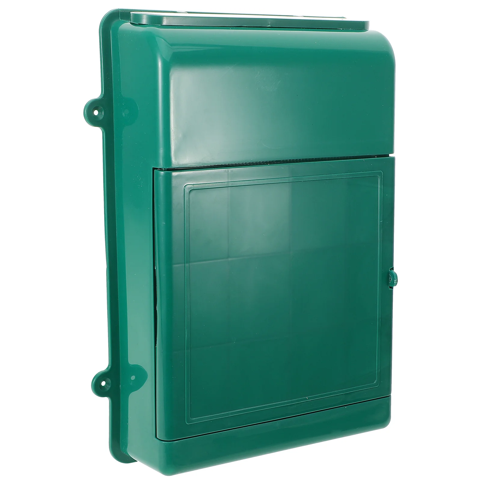 Postal Mail Box Home Mailbox Outdoor Plastic Wall Mount Charity Metal Simple Style wall mounted mailbox