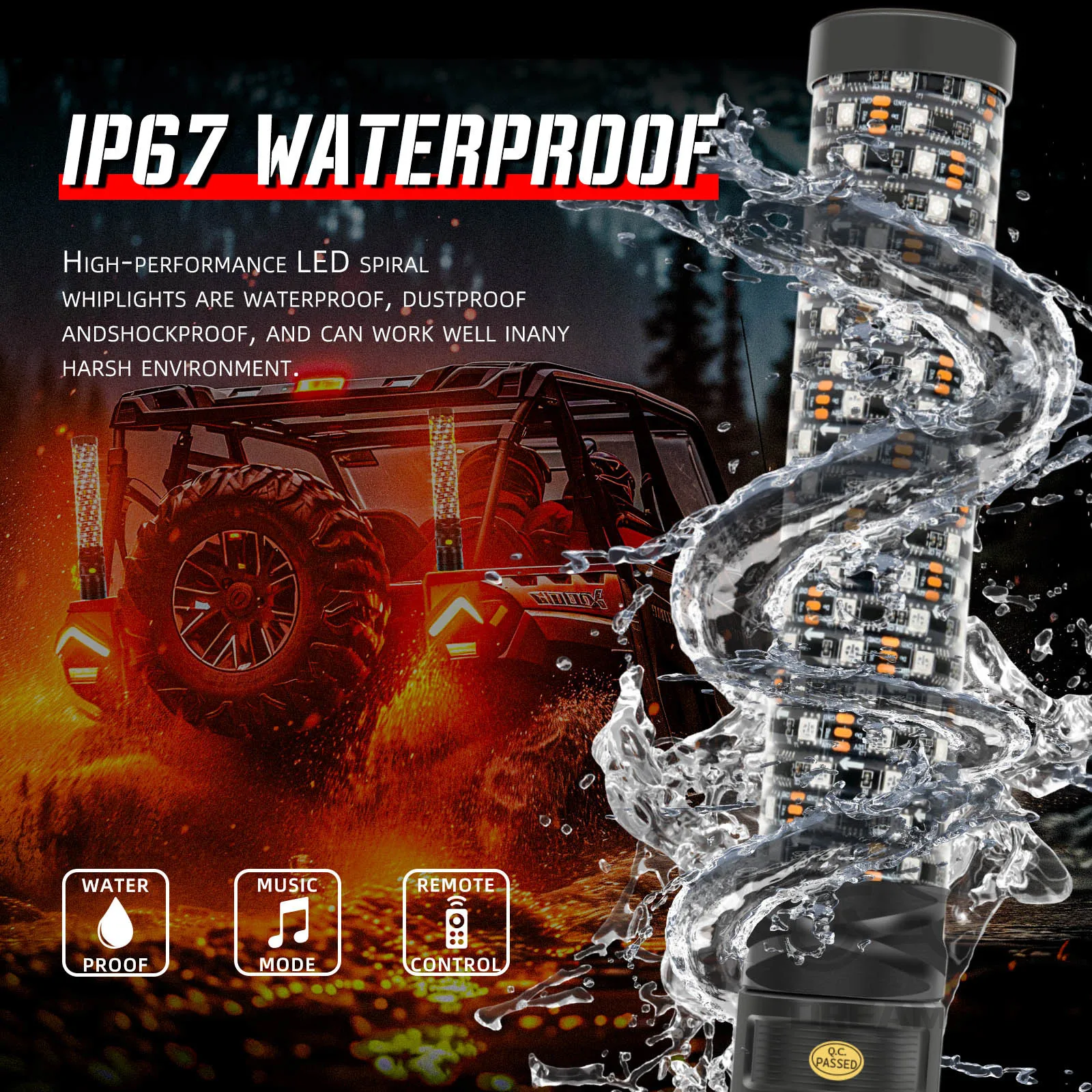 Can-Am Maverick X3  ̵  ̵ ä , UTV  , 󸮽 RZR ȣȯ, 1FT  ̷ LED, 2 