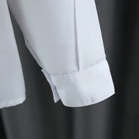 Chemises blanches à manches longues pour bébés garçons et filles, vêtements doux et confortables pour enfants de 90 à 170cm, nouvelle collection printemps et automne 5