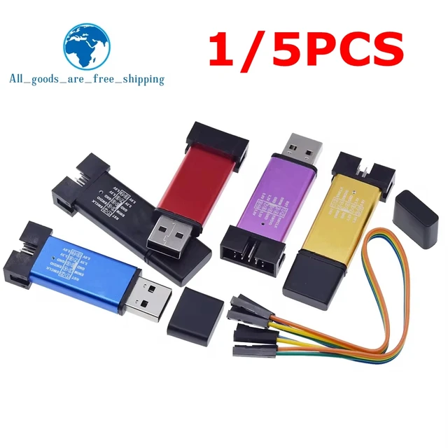 TZT 1/5 шт. ST LINK Stlink ST-Link V2 Mini STM8 STM32 симулятор загрузка программист программирование с крышкой A41 для arduino 1