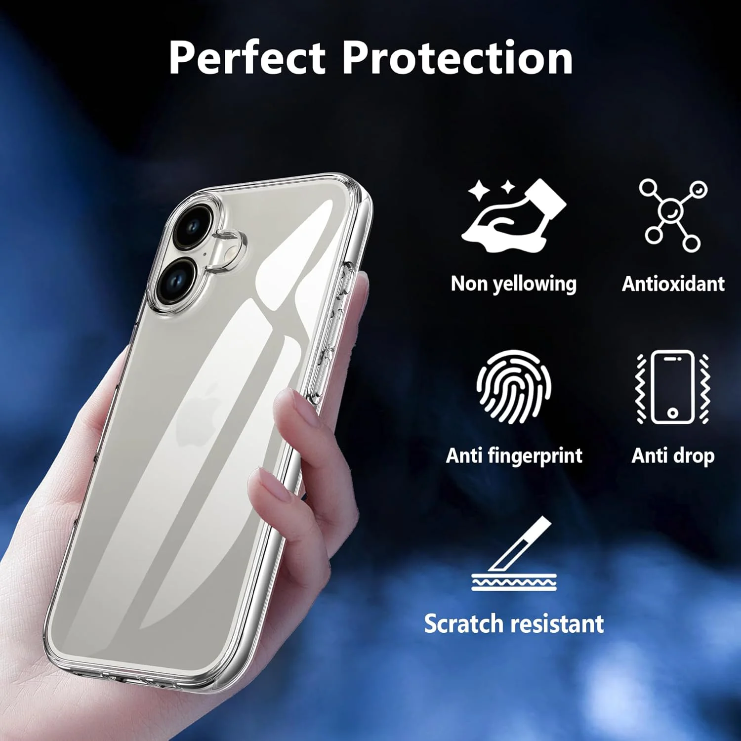 Transparent Silicone Soft Cover – Premium Shockproof Phone Case