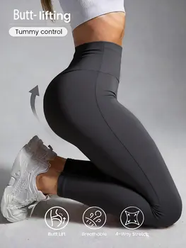 Yoga Leggings Womens Fitness pants Running Cycling Bottoms Breathable Sweatpants High Waist Summer Workout Gym Jogging Clothing 1