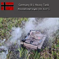 Henglong 3848 Infrared Combat Ammunition Tank 1/16 Full Simulation German Iii L-type Tank Model Remote Control Off-road Toy 1
