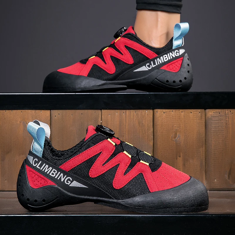 

New Teenage Rock-Climbing Training Shoes Professional Outdoor Rock-Climbing Shoes Beginners Entry-level Indoor Climbing Shoes