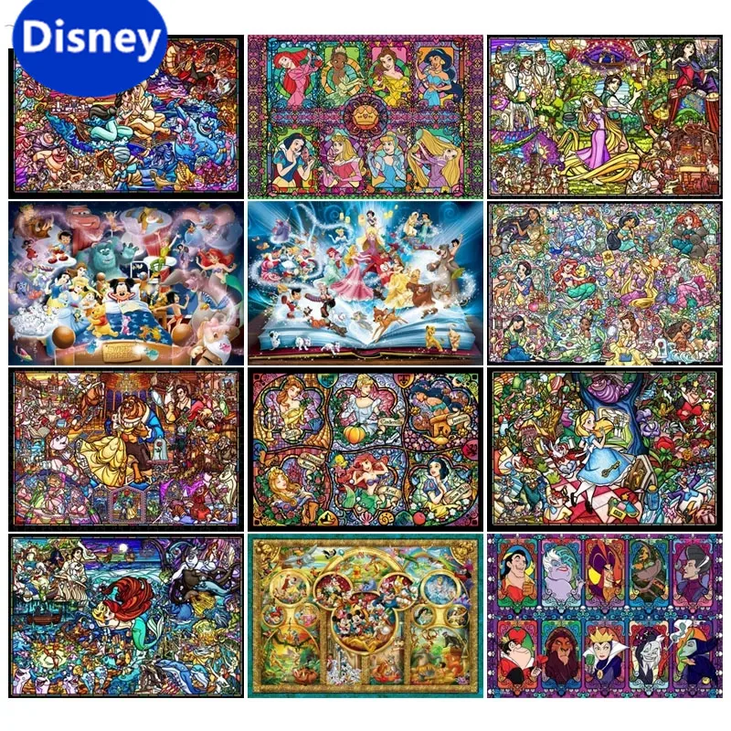 Disney Art 1000 Pieces Puzzle 