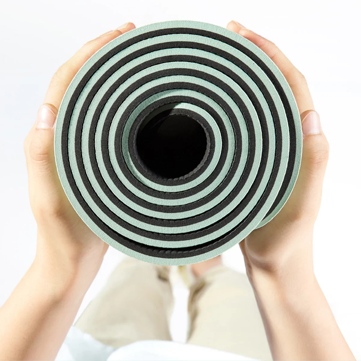 Yoga mat home fitness non-slip sports mat guide line Gym floor Exersice Yoga thick Exercise towel Tatami