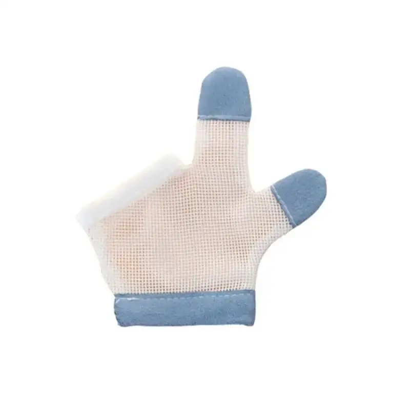 1 Pair of Baby Gloves for Infants Prevent Finger Sucking Reusable Mesh Children's Anti Biting Thumb Stopping Addiction