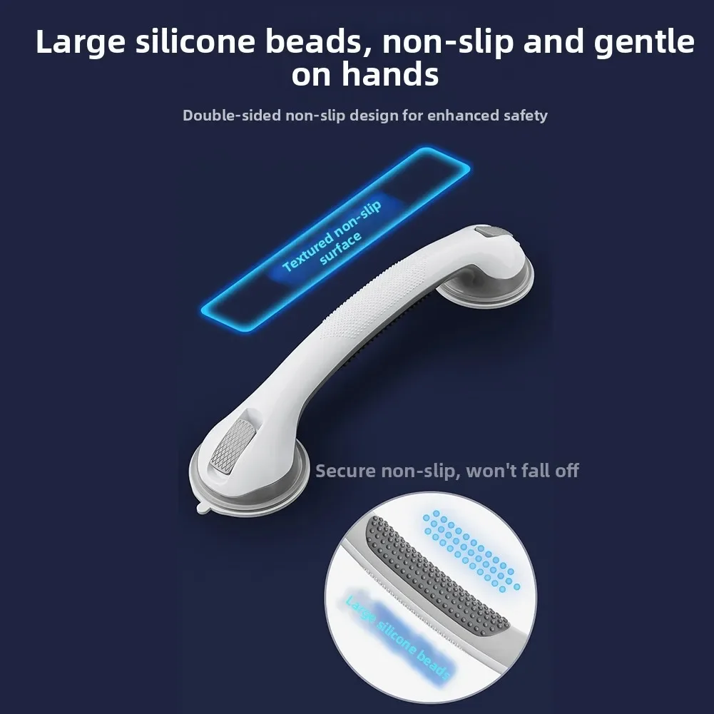 Elderly Safety Non-Slip Bathroom Grab Bar with Suction Cup