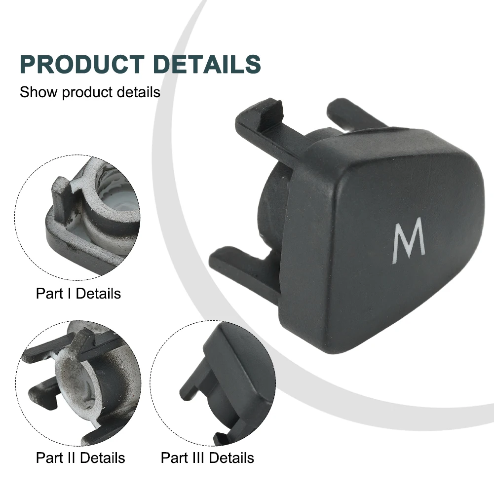 

Steering Wheel Audio M Button Replacement Volume 1PC Black For MK8 ST Ecosport 2013 Plastic Plug And Play Durable