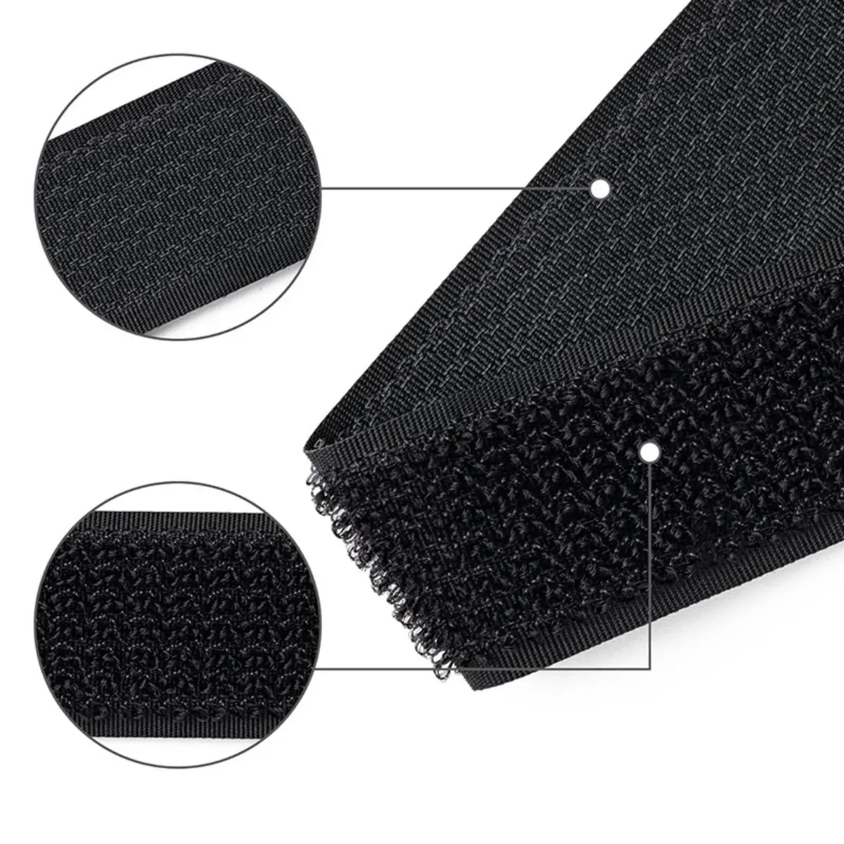 Utilisation des sangles Velcro en nylon pour attacher des objets, fixation réutilisable et solide.
