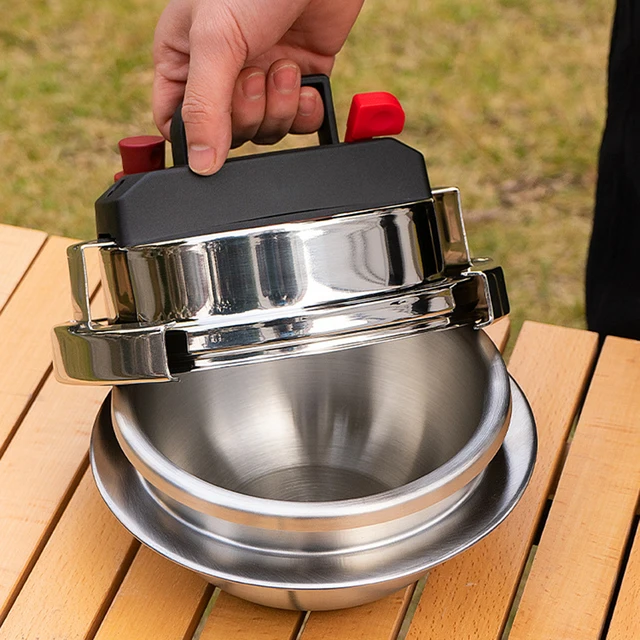 Multifunctional Small Pressure Cooker Nonstick Kitchen Cooking Pot Rice Cooker 304 Stainless Steel 5-minute Quick Cooking Pot 5