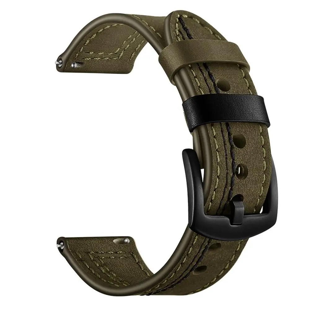 Premium Leather Watchband Strap for Smartwatches - Quick Replaceable Bracelet