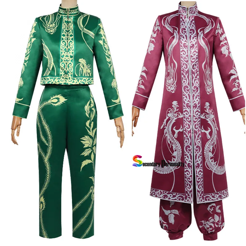 

Tokyo Revengers Rindo Haitani Cosplay Costume Tenjiku Trench Pants Belt Gloves Anime Cloak Division Captain Uniform