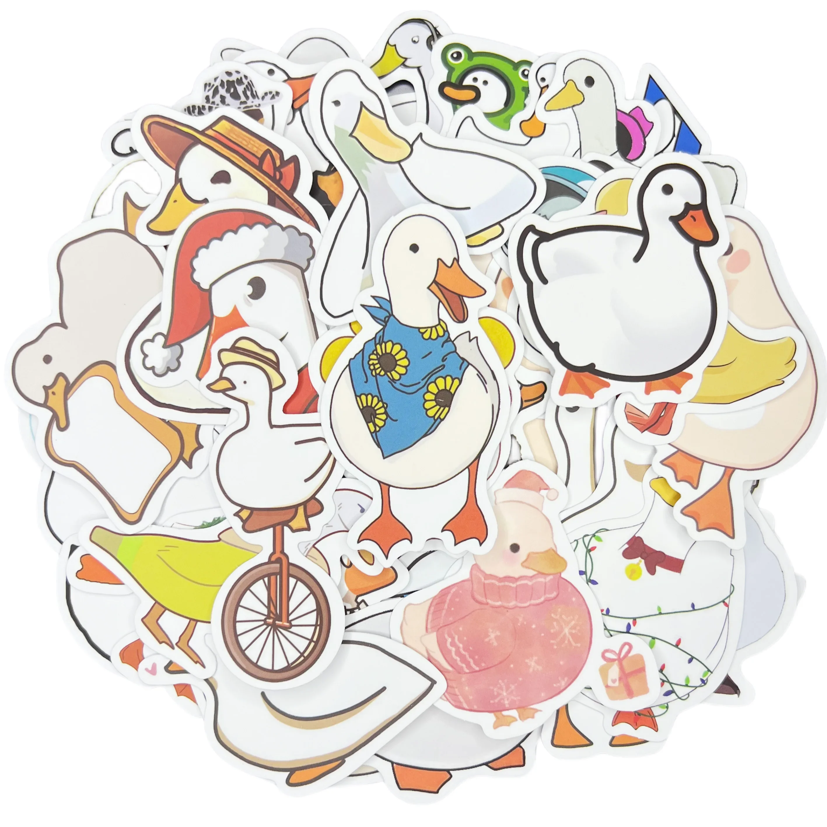 10/30/50Pcs Cartoon Duck Impermeabile Graffiti Sticker Estetico Decorativo Bagaglio Laptop Cup Phone Fridge Scrapbook Kid Stickers