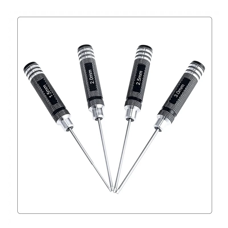 thumbnail image 2 of Hex Screwdriver Set 0.9mm 1.27mm 1.3mm 1.5mm 2.0mm 2.5mm 3.0mm 7pcs Hex 2 of 9
