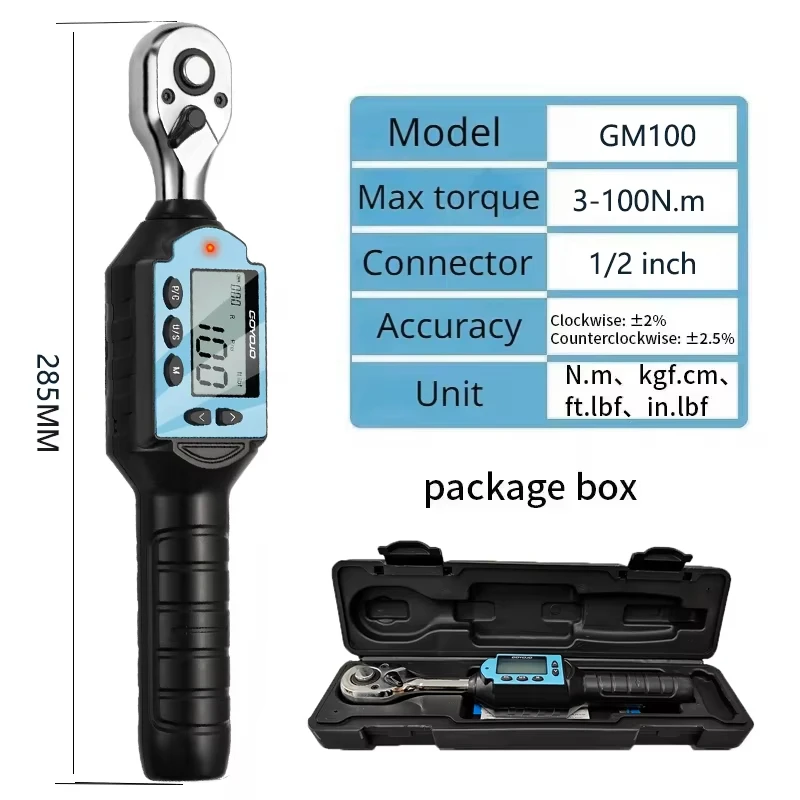 مجموعة مفاتيح عزم الدوران الرقمية الجديدة، مقاسات...