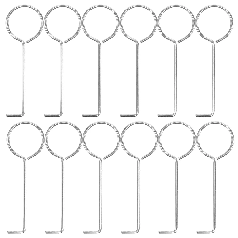 

12 Pcs Hooks for Hanging Floor Drain Handle Shower Grate Lifting Remove Tool Tub Removal Tools
