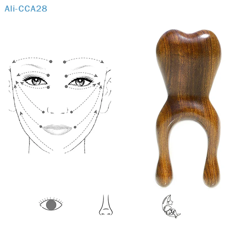 

Sandalwood Massage Stick Eye Face Facial Lifting Firming Wooden Massage Small Snail Face Massager Acupuncture Therapy Stick