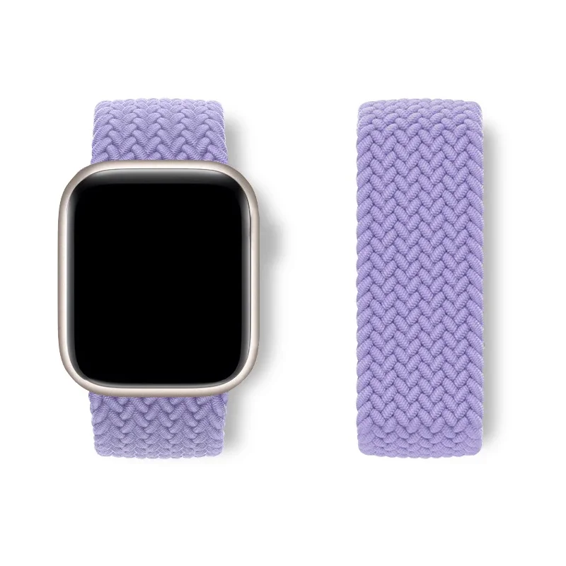 Elastic Braided Loop Watch Band Strap in Multiple Sizes