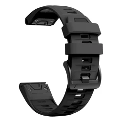 Premium Silicone Watch Strap with QuickFit Band - Available in 22mm and 26mm Sizes - QuickFit 26mm (Carbon Black)