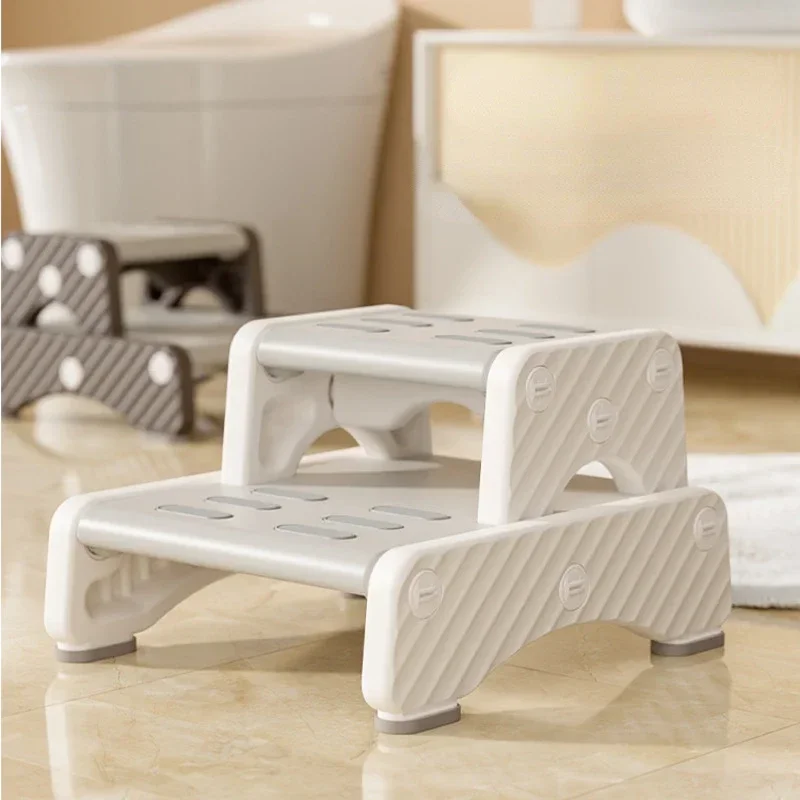 Children's Wash Table Ladder Stool Anti-Skid Baby Footstool Increased Toilet Ladder Hand Washing Assistant for Bathroom Use