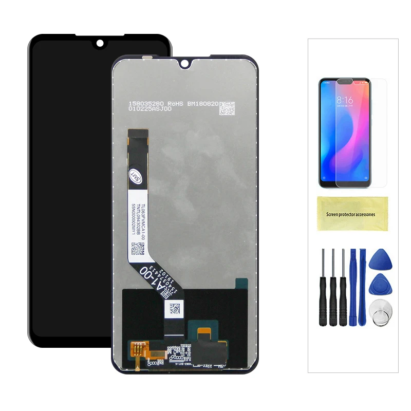 Écran LCD De Remplacement Pour Xiaomi Redmi Note 7 / Note 7 Pro - Compatible M1901F7G/H/I/S - Noir Avec Cadre - 8